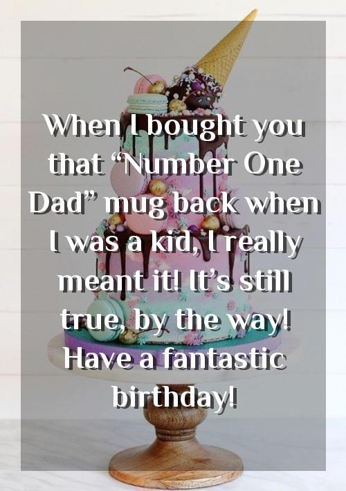 birthday greetings for daddy from daughter